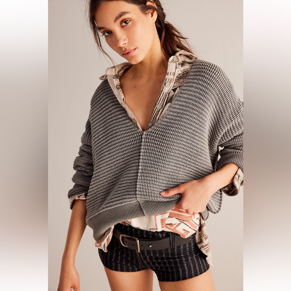 We The Free Into You Pullover in Gray